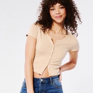 Hollister Baby tee Large shirt